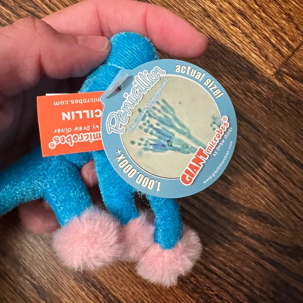 NWT! Giant Microbes Plush Toy: penicillin! - Picture 2 of 3